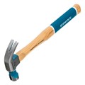 Молоток-гвоздодер, 200 г, угол 45, магнит, обрезиненная рукоятка American hickory GROSS 15501