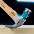 Молоток-гвоздодер, 200 г, угол 45, магнит, обрезиненная рукоятка American hickory GROSS 15501