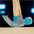 Молоток-гвоздодер, 200 г, угол 45, магнит, обрезиненная рукоятка American hickory GROSS 15501