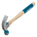 Молоток-гвоздодер, 450 г, угол 45, магнит, обрезиненная рукоятка American hickory GROSS 15502