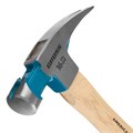 Молоток-гвоздодер, 450 г, угол 75, магнит, обрезиненная рукоятка American hickory GROSS 15504