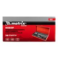 Набор инструментов, 1/4", 38 предметов Matrix 15515