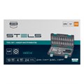 Набор инструментов, 1/4", CrV, пластиковый кейс 57 предметов Stels 15529