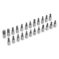 Набор инструментов, 1/4", CrV, пластиковый кейс 57 предметов Stels 15529