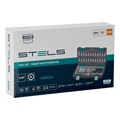 Набор инструментов, 1/4", CrV, пластиковый кейс 57 предметов Stels 15529