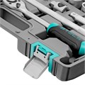 Набор инструментов, 1/2", CrV, пластиковый кейс 31 предмет Stels 15530