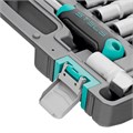 Набор инструментов, 1/2", CrV, пластиковый кейс 60 предметов Stels 15531