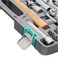 Набор инструментов, 1/2", 1/4", CrV, пластиковый кейс 76 предметов Stels 15532