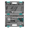 Набор инструментов, 1/2", 1/4", CrV, пластиковый кейс 82 предмета Stels 15533