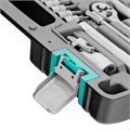Набор инструментов, 1/2", 1/4", CrV, пластиковый кейс 82 предмета Stels 15533