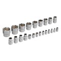 Набор инструментов, 1/2", 1/4", CrV, пластиковый кейс 88 предметов Stels 15534