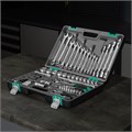 Набор инструментов, 1/2", 1/4", CrV, пластиковый кейс 88 предметов Stels 15534