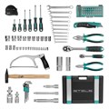 Набор инструментов, 1/2", 1/4", CrV, пластиковый кейс 98 предметов Stels 15536