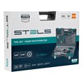 Набор инструментов, 1/2", 1/4", CrV, пластиковый кейс 98 предметов Stels 15536