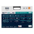 Набор инструментов, 1/2", 1/4", CrV, пластиковый кейс 98 предметов Stels 15536