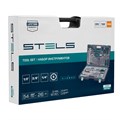 Набор инструментов, 1/2",3/8", 1/4", CrV, пластиковый кейс 142 предмета Stels 15537
