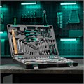 Набор инструментов, 1/2",3/8", 1/4", CrV, пластиковый кейс 142 предмета Stels 15537