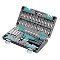 Набор инструментов, 1/4", Cr-V, S2, усиленный кейс, 47 предметов Stels 15539