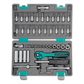Набор инструментов, 1/4", Cr-V, S2, усиленный кейс, 47 предметов Stels 15539
