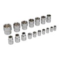 Набор инструментов, 1/2", Cr-V, S2, усиленный кейс, 58 предметов Stels 15540