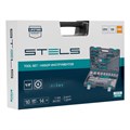 Набор инструментов, 1/2", Cr-V, S2, усиленный кейс, 58 предметов Stels 15540
