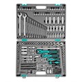 Набор инструментов, 1/4", 3/8", 1/2", Cr-V, S2, усиленный кейс, 216 предметов Stels 15542