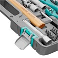 Набор инструментов, 1/2", 1/4", CrV, 12 гранные головки, пластиковый кейс, 76 предметов Stels 15543