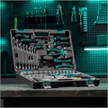 Набор инструментов, 1/2", 1/4", CrV, 12 гранные головки, пластиковый кейс, 76 предметов Stels 15543