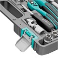 Набор инструментов 1/2", 1/4", CrV, 12 гранные головки, пластиковый кейс, 94 предмета Stels 15545