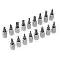 Набор инструментов 1/2", 1/4", CrV, 12 гранные головки, пластиковый кейс, 94 предмета Stels 15545