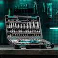 Набор инструментов 1/2", 1/4", CrV, 12 гранные головки, пластиковый кейс, 94 предмета Stels 15545