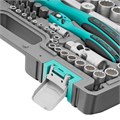 Набор инструментов 1/2", 1/4", CrV, 12 гранные головки, пластиковый кейс, 109 предмета Stels 15546