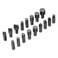 Набор инструментов 1/2", 1/4", CrV, 12 гранные головки, пластиковый кейс, 109 предмета Stels 15546
