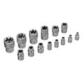 Набор головок Torx , 14 предметов, 1/4, 3/8, 1/2 Stels 15553