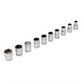 Набор торцевых головок, трещотка 120 зубьев, 1/2", CrV, 12 предметов Gross 15554