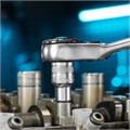 Набор торцевых головок, трещотка 120 зубьев, 1/2", CrV, 12 предметов Gross 15554