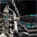 Набор торцевых головок, трещотка 120 зубьев, 3/8", CrV, 12 предметов Gross 15555