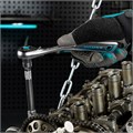 Набор торцевых головок, трещотка 120 зубьев, 3/8", CrV, 12 предметов Gross 15555