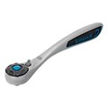 Набор торцевых головок, трещотка 120 зубьев, 1/4", CrV, 12 предметов Gross 15556