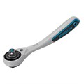 Набор торцевых головок, трещотка 120 зубьев, 1/4", CrV, 12 предметов Gross 15556