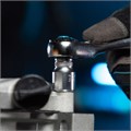 Набор торцевых головок, трещотка 120 зубьев, 1/4", CrV, 12 предметов Gross 15556
