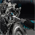 Набор торцевых головок, трещотка 120 зубьев, 1/2", CrV, 36 предметов Gross 15558