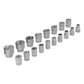 Набор инструментов, 1/2", CrV, 120 зубьев, 24 предмета Gross 15561