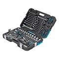 Набор инструментов, 1/4", 1/2", CrV, 120 зубьев, 101 предмет Gross 15563