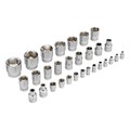 Набор инструментов, 1/4", 1/2", CrV, 120 зубьев, 115 предметов Gross 15564