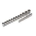 Набор инструментов 82 предмета, CrV, 1/2", 1/4" Сибртех 15567