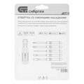 Отвертка со сменными насадками, 5 шт, CrV Сибртех 15686
