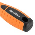 Отвертка "Point", PH0 х 80 мм, CS, двухкомпонентная рукоятка Sparta 15720