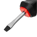 Отвертка Fusion, SL5 х 38 мм, CrV, трехкомпонентная рукоятка "Anti slip" Matrix 15756