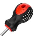 Отвертка Fusion, SL5 х 38 мм, CrV, трехкомпонентная рукоятка "Anti slip" Matrix 15756